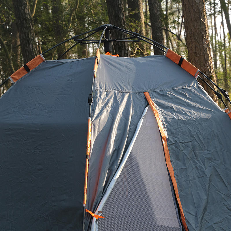Automatically Quick-Opening Hexagonal Camping Tent