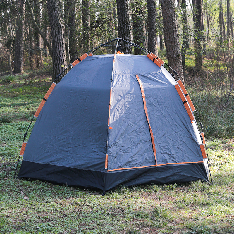 Automatically Quick-Opening Hexagonal Camping Tent