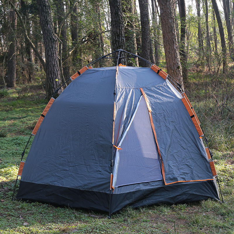 Automatically Quick-Opening Hexagonal Camping Tent