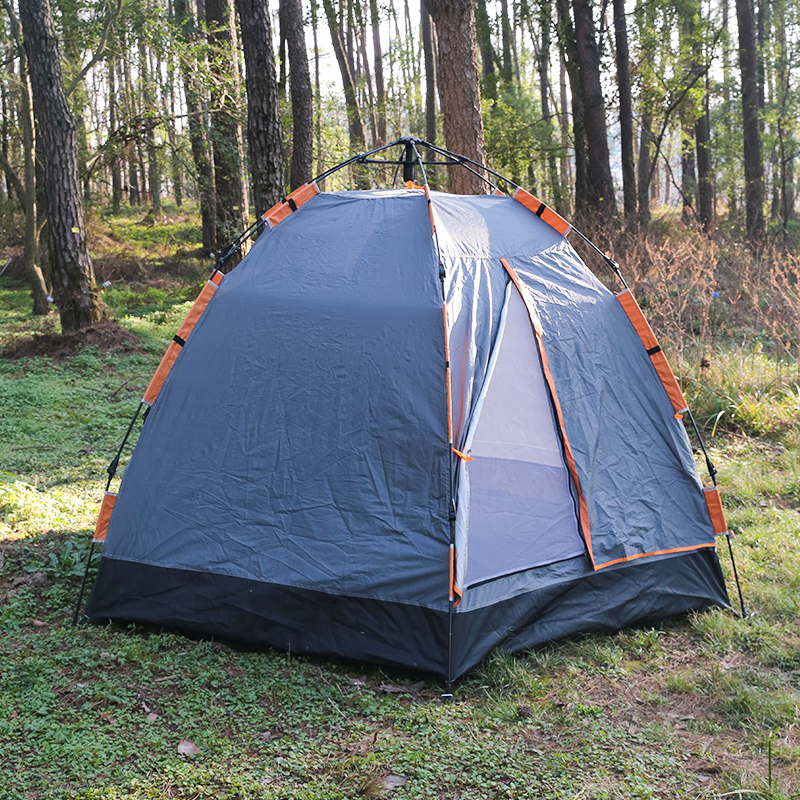 Automatically Quick-Opening Hexagonal Camping Tent