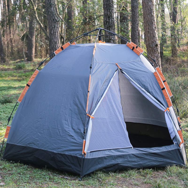 Automatically Quick-Opening Hexagonal Camping Tent