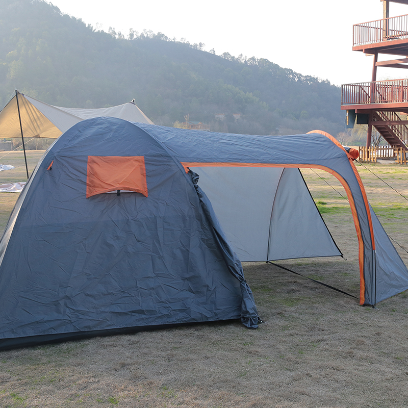 Multifunctional One-Room Extension Tent With Solid Color