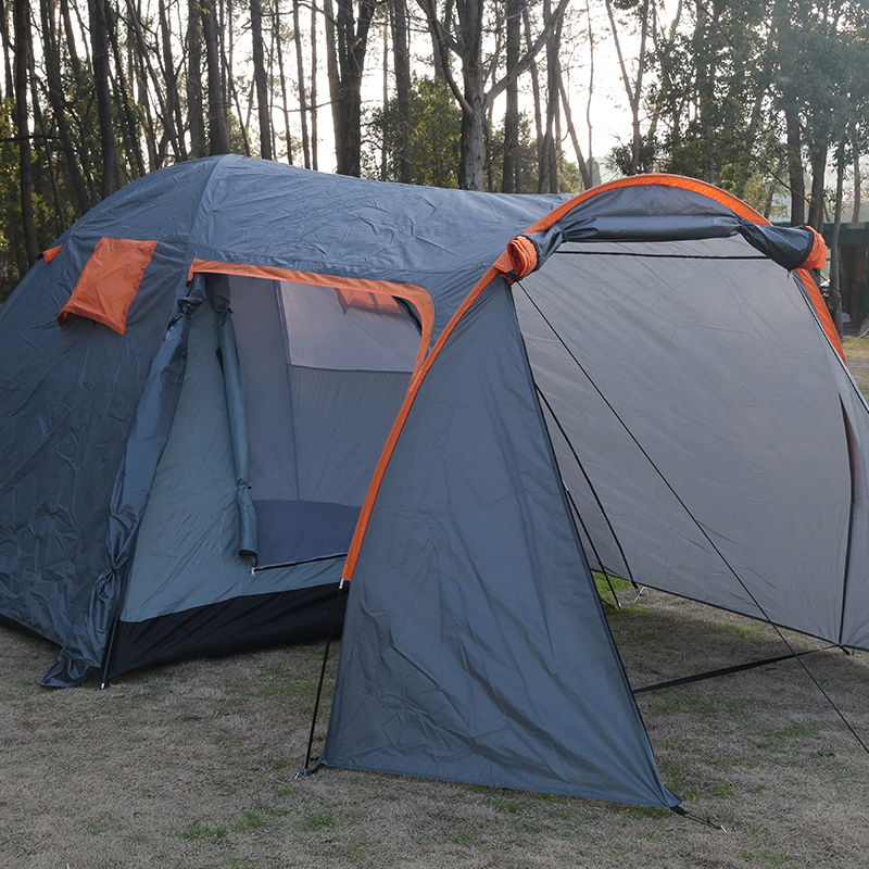 Multifunctional One-Room Extension Tent With Solid Color