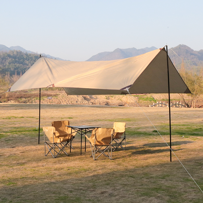 Classic Thickened Camping Six-Corner Sunshade Tarp