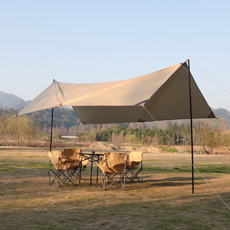 Classic Thickened Camping Six-Corner Sunshade Tarp