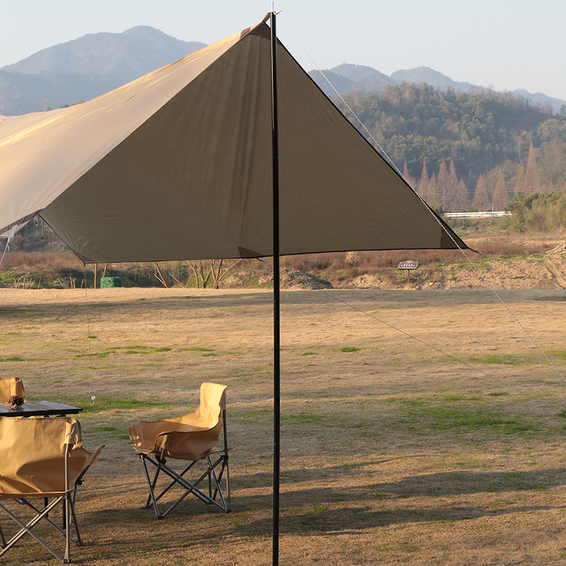 Classic Thickened Camping Six-Corner Sunshade Tarp