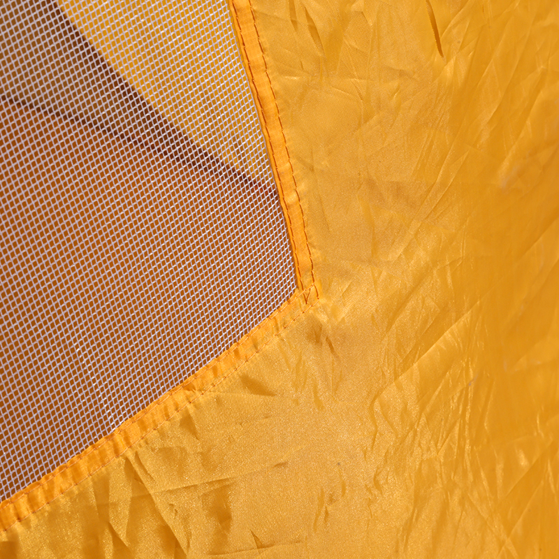 Orange Semi-Open Automatic Outdoor Beach Sunshade Tent