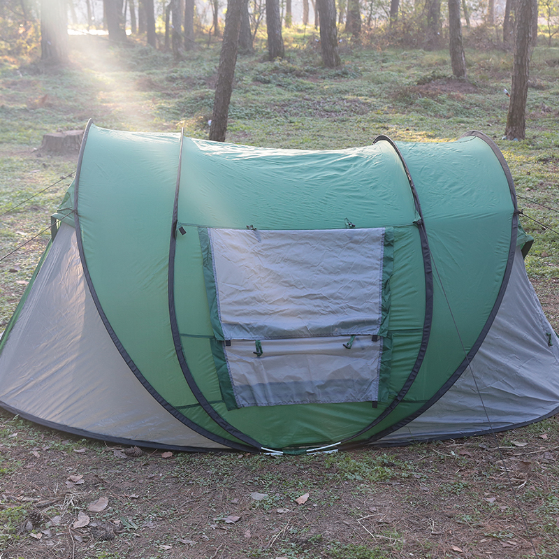 Outdoor Automatic Camping Three Pole Beach Boat Tent