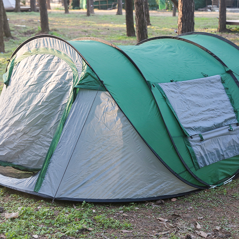 Outdoor Automatic Camping Three Pole Beach Boat Tent